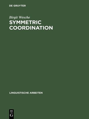 cover image of Symmetric Coordination